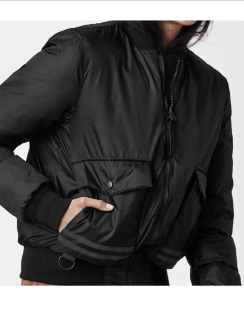 Canada Goose North Shore Reversible Camo Black Bomber Jacket Camouflage Puffer L - Picture 4 of 12